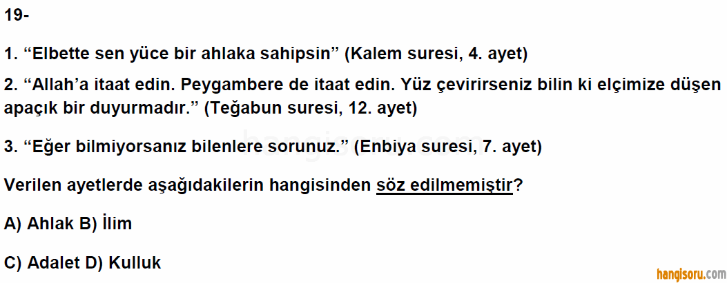 Soru 19