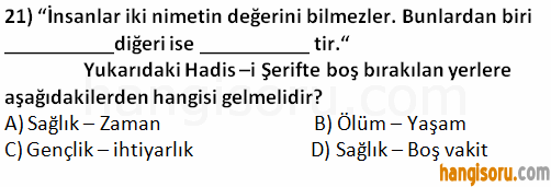 Soru 21
