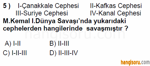 Soru 5
