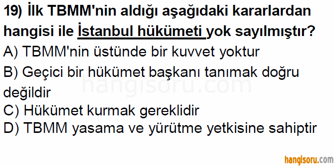 Soru 19