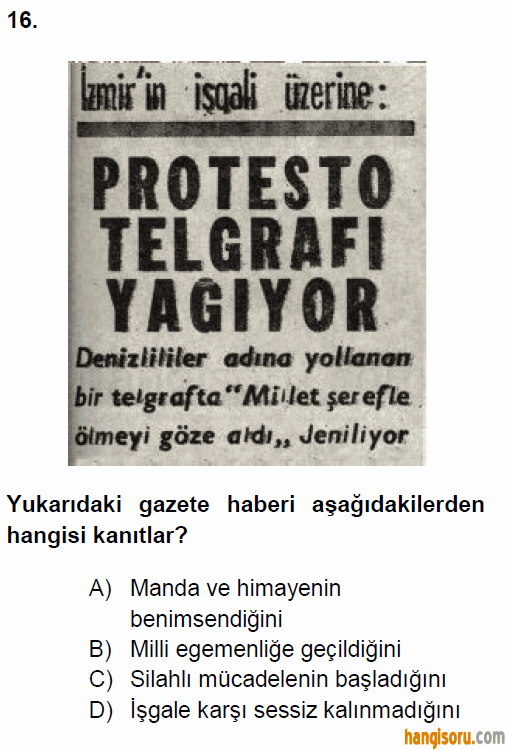 Soru 16