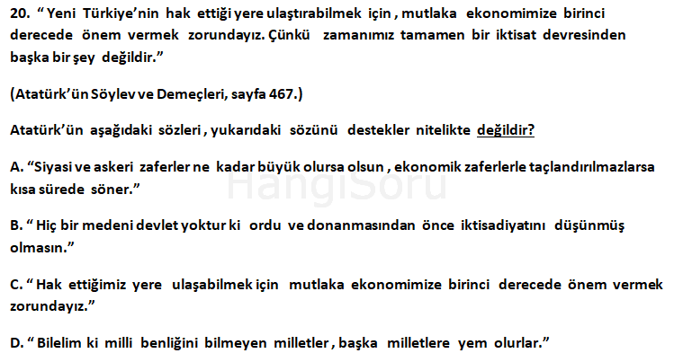 Soru 20