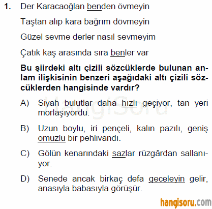Soru 1