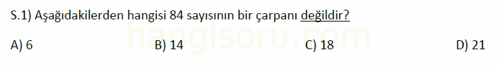 Soru 1