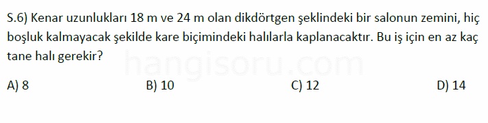Soru 6