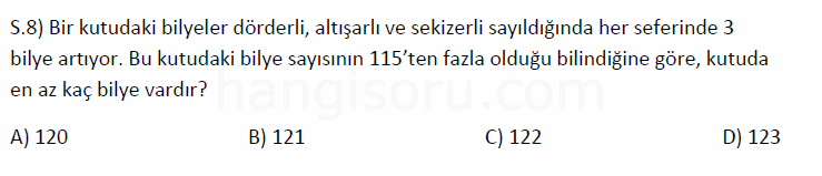 Soru 8