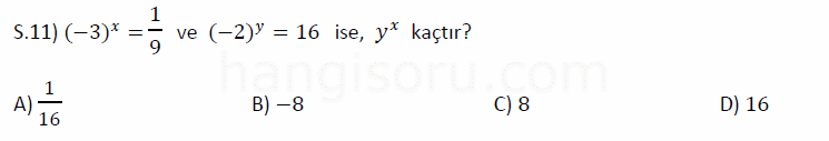 Soru 11
