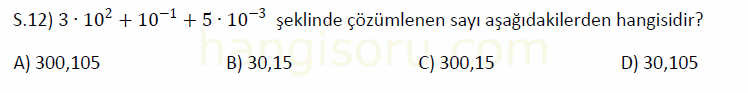 Soru 12
