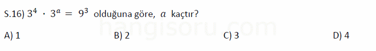 Soru 16