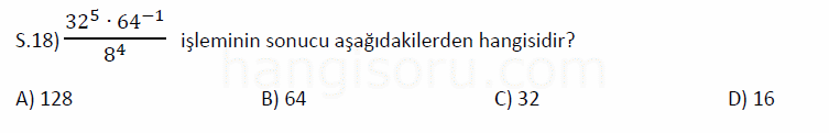 Soru 18