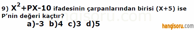 Soru 9