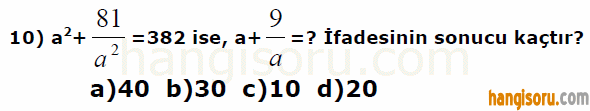 Soru 10