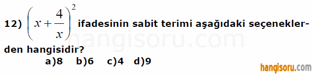 Soru 12