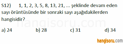 Soru 12