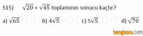 Soru 15