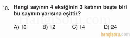 Soru 10