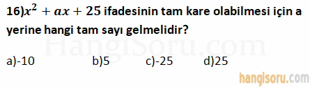 Soru 16