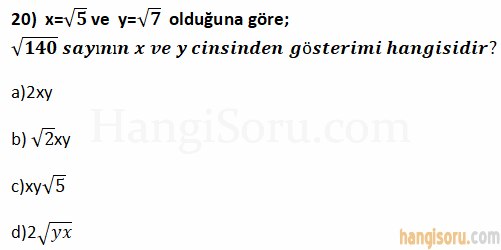 Soru 20