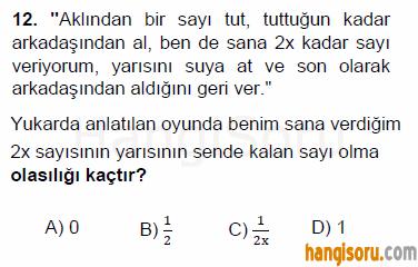 Soru 12
