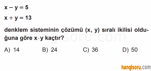 Soru 1