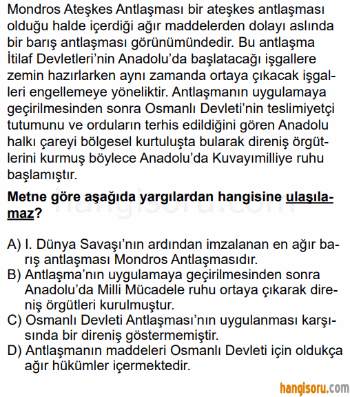 Soru 1