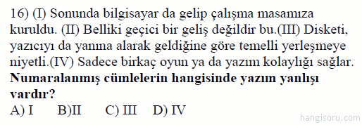Soru 16
