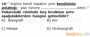 Soru 16