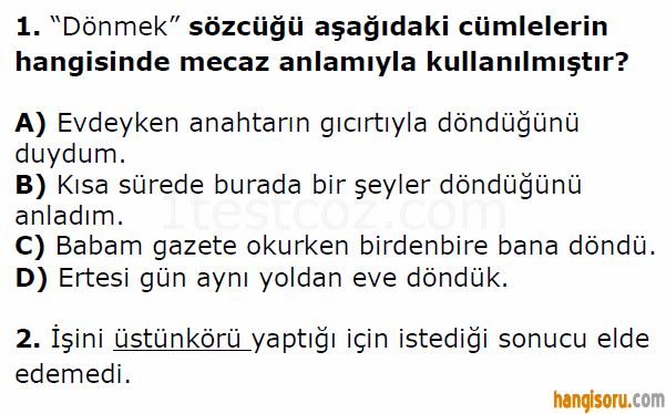 Soru 1