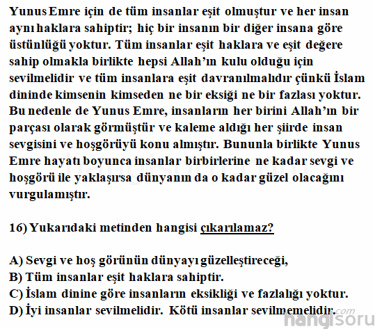 Soru 16