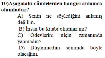 Soru 10