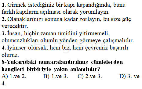 Soru 8