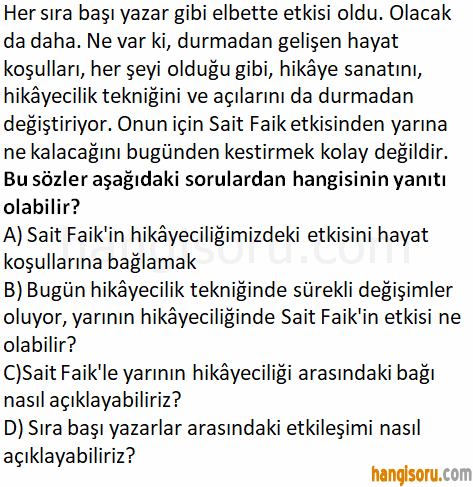 Soru 1