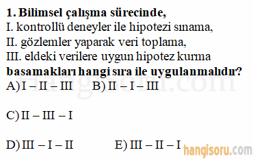 Soru 1