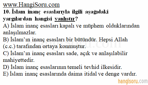 Soru 10