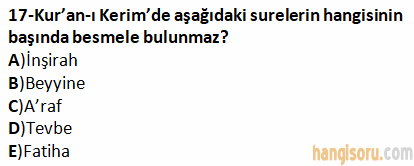 Soru 17