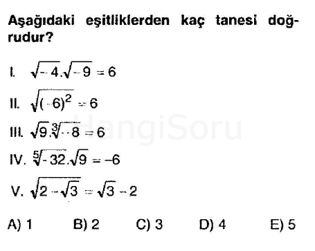 Soru 1
