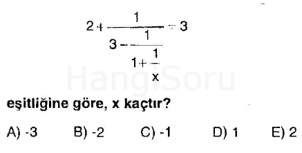 Soru 1