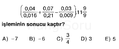 Soru 1