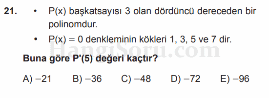Soru 21
