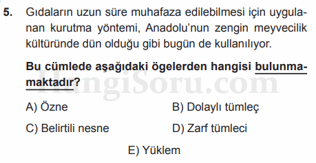 Soru 5