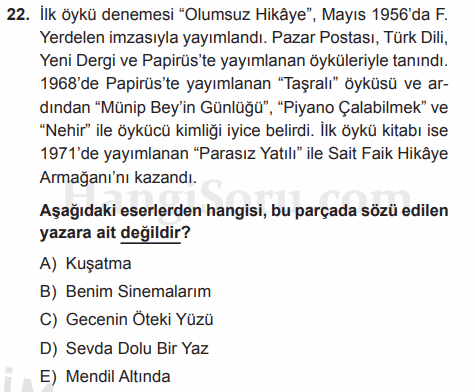 Soru 22