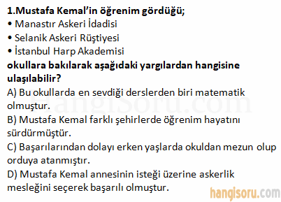 Soru 1