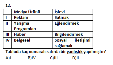 Soru 12