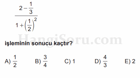 Soru 1