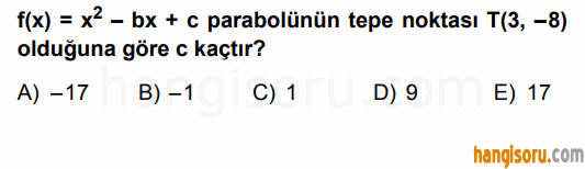 Soru 1
