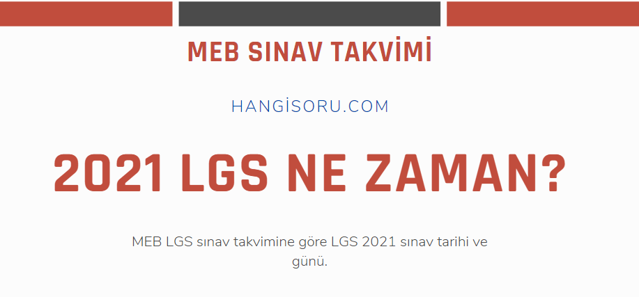 2021 lgs ne zaman