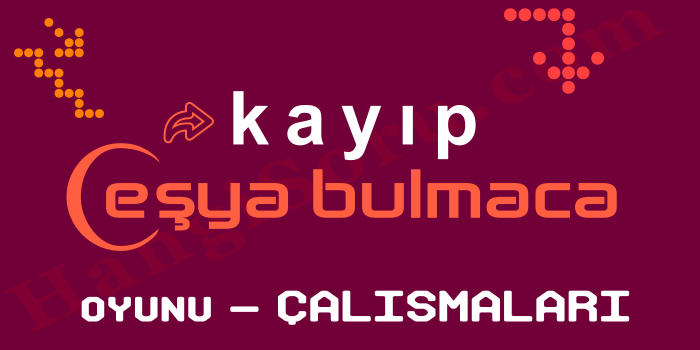 kayip esya bulmaca oyunu kolay zor