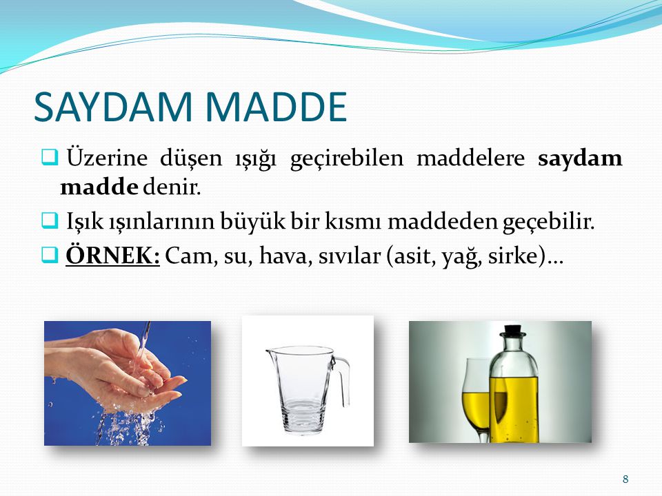 saydam madde