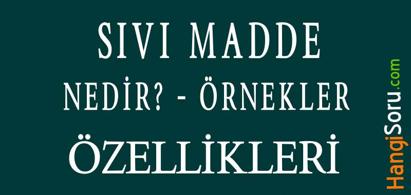 sivi madde