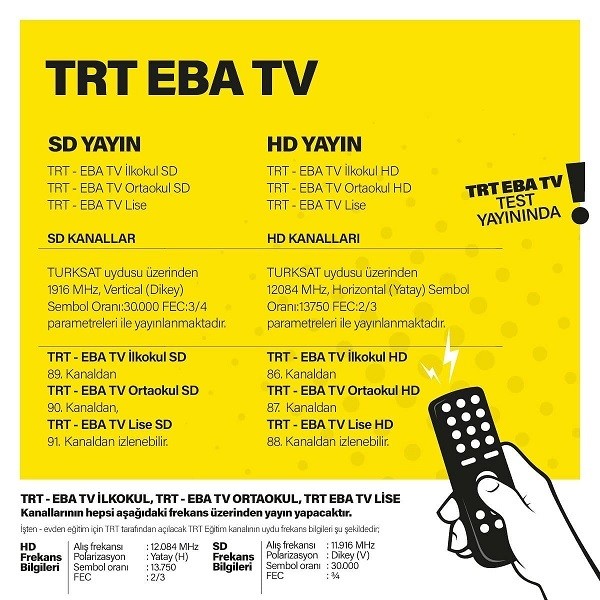 trt eba uzaktan eğitim programı